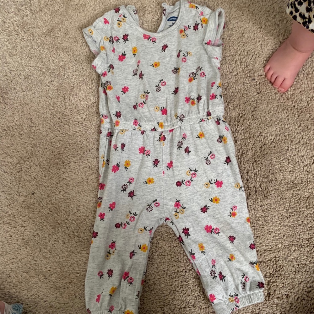 Babygirl floral jumpsuit